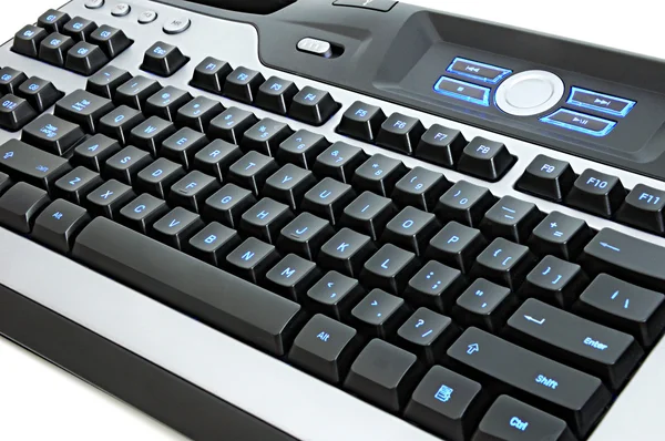 Multimedia computer keyboard — Stock Photo, Image