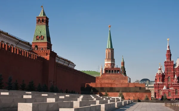 モスクワの赤の広場の霊廟 — ストック写真