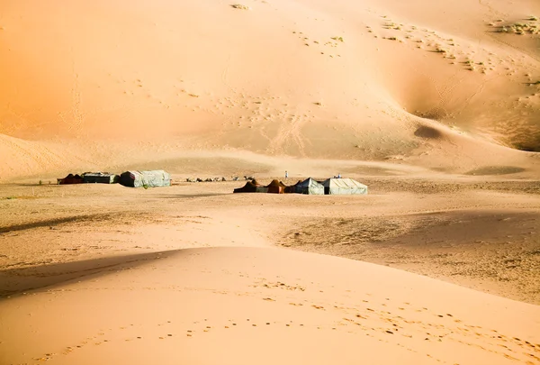 Marokkanische Wüste Düne Hintergrund — Stockfoto