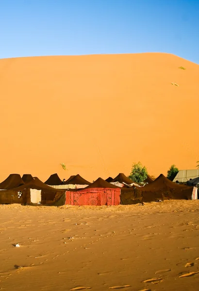 Fondo de dunas del desierto marroquí —  Fotos de Stock