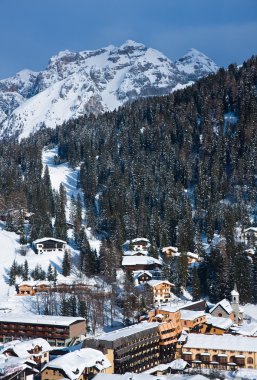 Kayak tesisi madonna di campiglio. İtalya