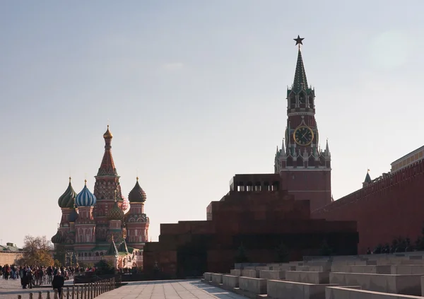 Mausoleo sulla Piazza Rossa a Mosca — Foto Stock