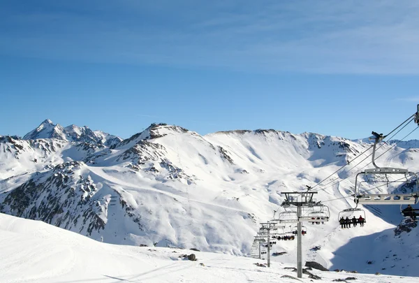 França. Estância de esqui Val d 'Izere — Fotografia de Stock