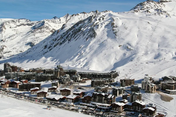Ski resort tignes. Frankrijk — Stockfoto