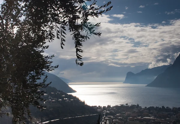 Stock image Lake Garda and the city of Naga-Torbole