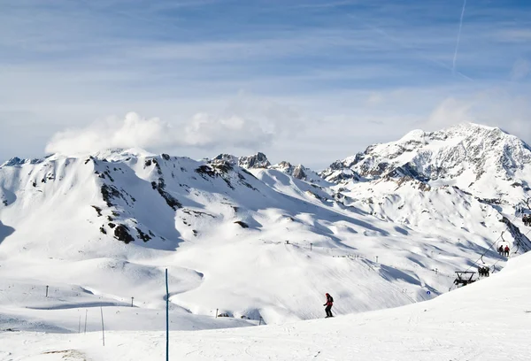 Γαλλία. Χιονοδρομικό θέρετρο Val d'Izere — Φωτογραφία Αρχείου