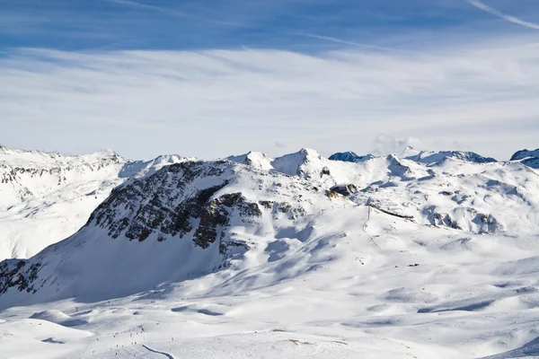 法国。滑雪胜地 Val d'Izere — 图库照片