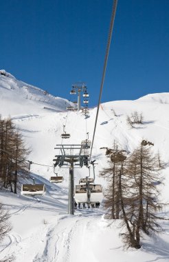 Kayak tesisi madonna di campiglio. İtalya