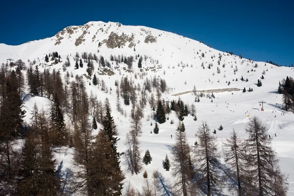 Skisted Madonna di Campiglio. Italien - Stock-foto