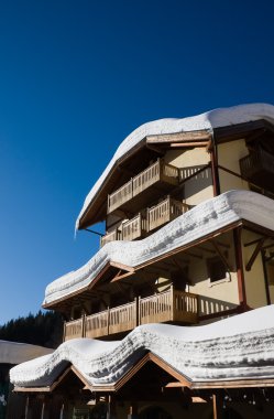 Kayak tesisi madonna di campiglio. İtalya