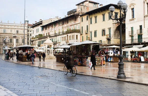 Area Erbe, Verona, Italia — Foto Stock