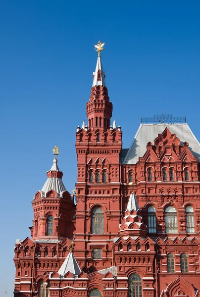 歴史博物館、赤の広場、モスクワ — ストック写真