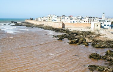 Essaouira, old city in Morocco clipart
