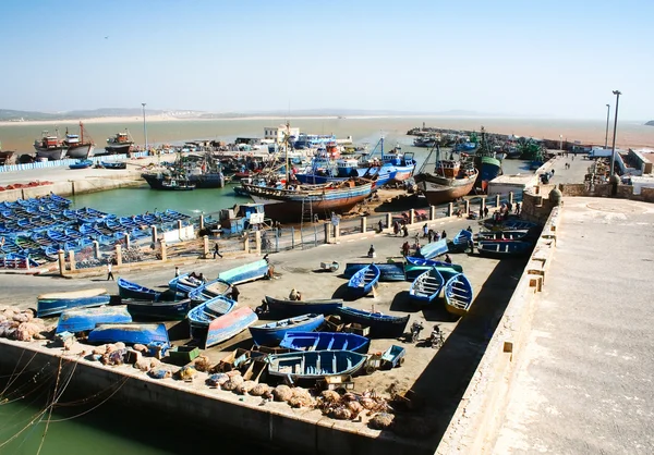 Hamnen essaouira, Marocko — Stockfoto