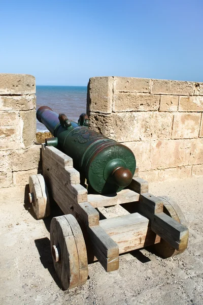 stock image Morocco, Essaouira, fortress, cannon