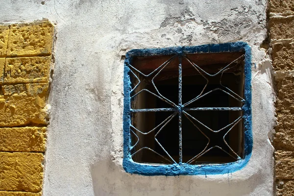 Zid cu fereastră, Maroc — Fotografie, imagine de stoc