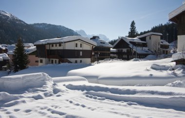 Ski resort Madonna di Campiglio. Italy clipart