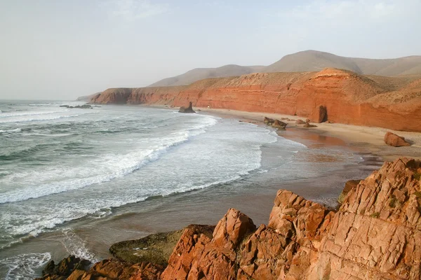Kust van de Atlantische Oceaan. Marokko — Stockfoto