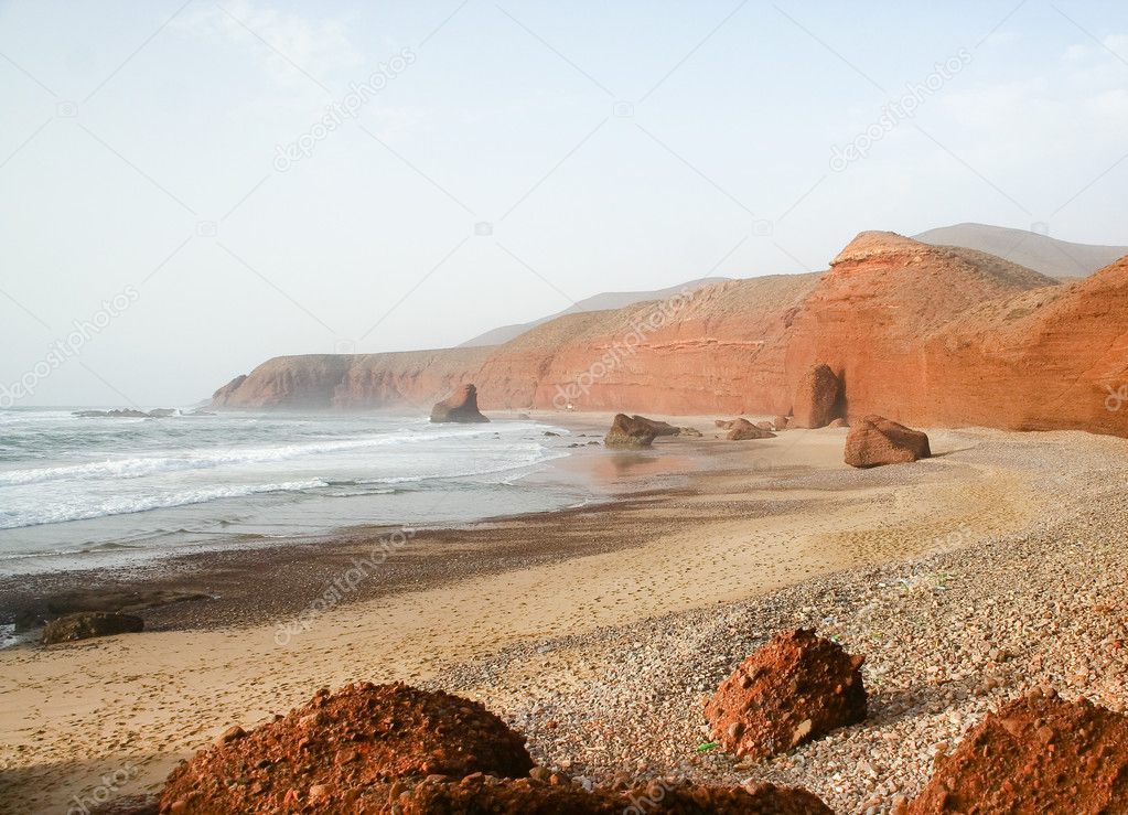Coast of the Atlantic Ocean. Morocco