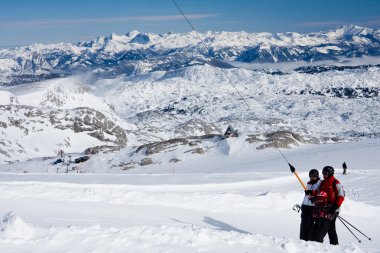 Ski resort ramsau. Dachstein. Avusturya