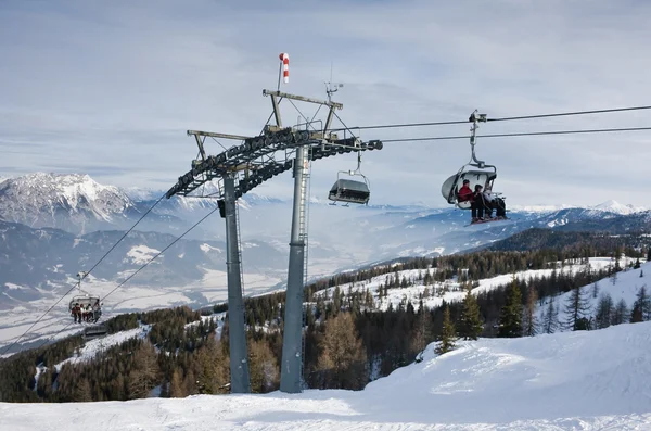 Ski resort schladming. Avusturya — Stok fotoğraf