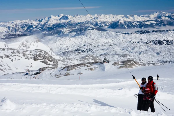 Ski resort ramsau. Dachstein. Österrike — Stockfoto