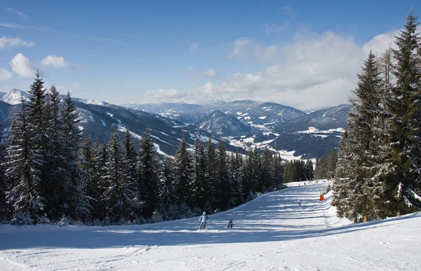 Ski resort Schladming . Austria Royalty Free Stock Photos