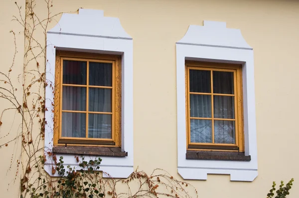Два окна — стоковое фото