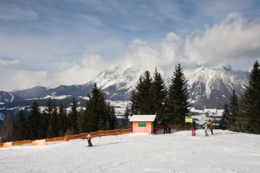 Ski resort schladming. Avusturya