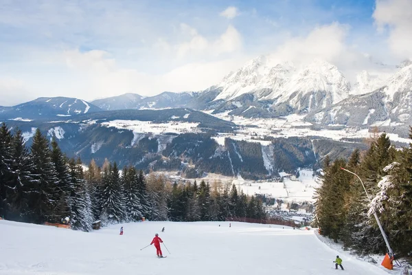Ski resort Schladming . Austria — Stock Photo, Image