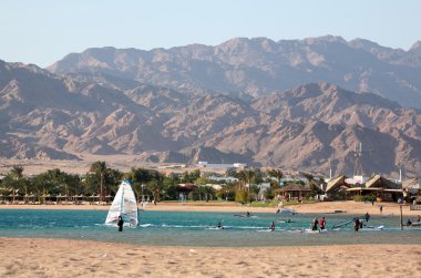 Egypt, Dahab, Sinai Peninsula. Red sea. clipart