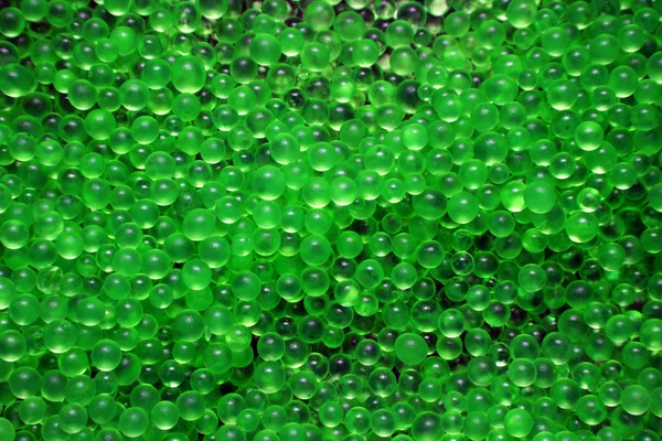 Muitas pequenas bolas verdes . — Fotografia de Stock
