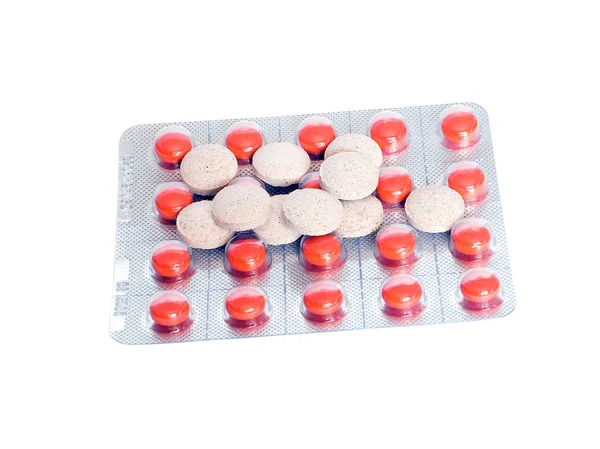 Fechar pílulas — Fotografia de Stock