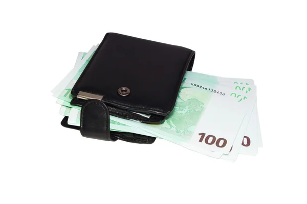 Çanta ve euro — Stok fotoğraf