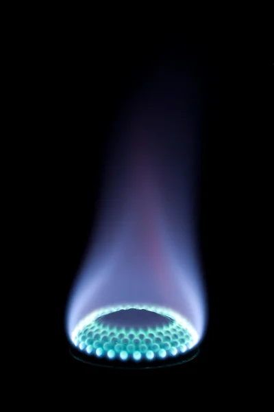 Brinnande gas — Stockfoto