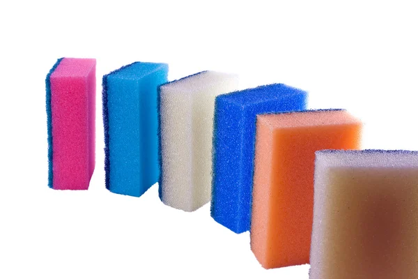 Lot of color sponge — Stock Photo, Image