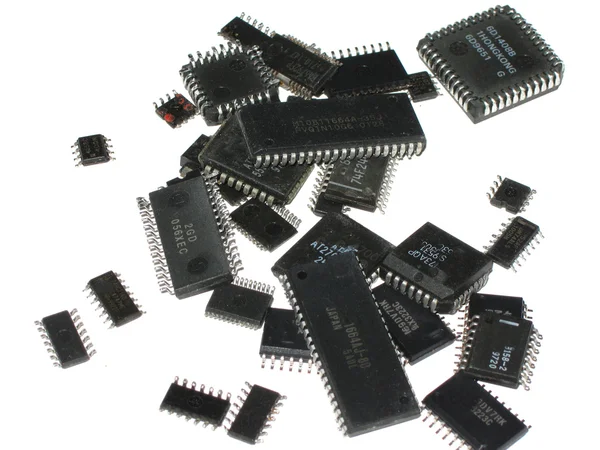 Багато чипів — стокове фото