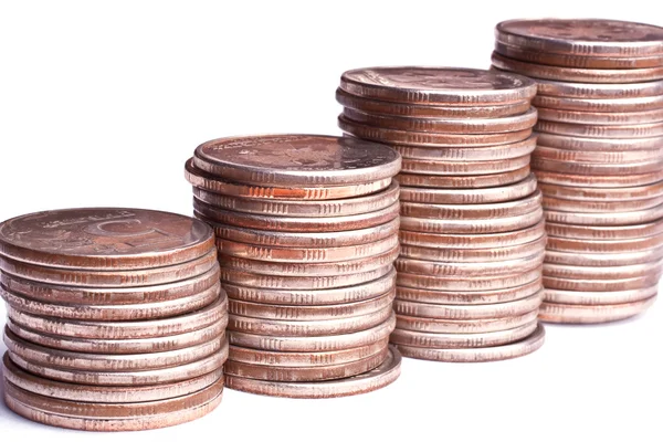 Tachuela de monedas — Foto de Stock