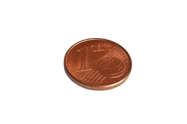 1 евро цент — стоковое фото