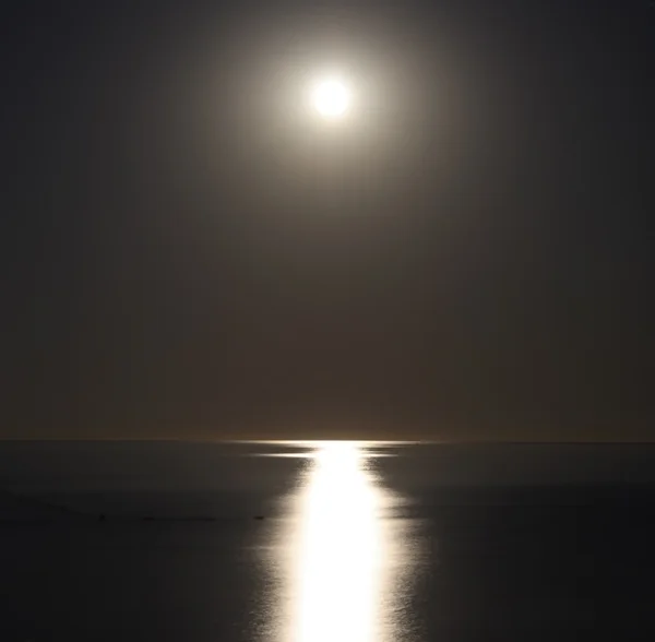 Natt havet Stockbild