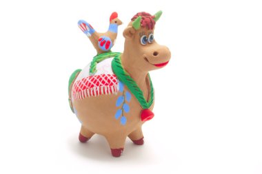 Clay cow clipart