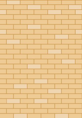 Brick wall, vector illustration clipart