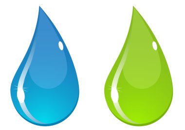 Vector water drop clipart