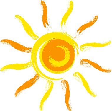 Vector sun clipart