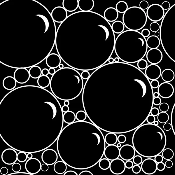Patrón de burbujas sin costura — Archivo Imágenes Vectoriales