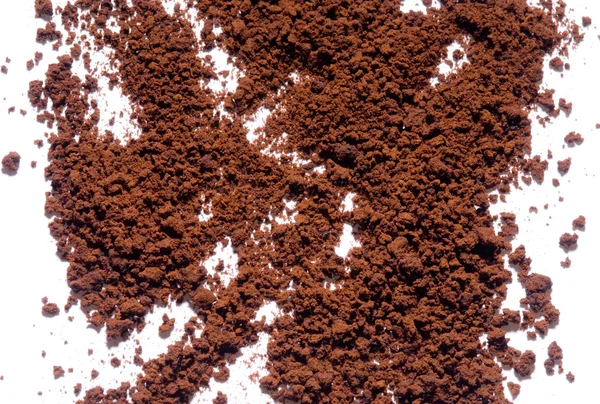 インスタントコーヒー粉の背景 — ストック写真