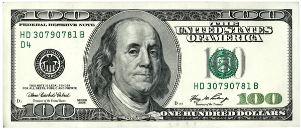 Dollar 100 — Stockfoto