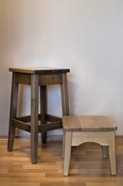 Oak stool clipart