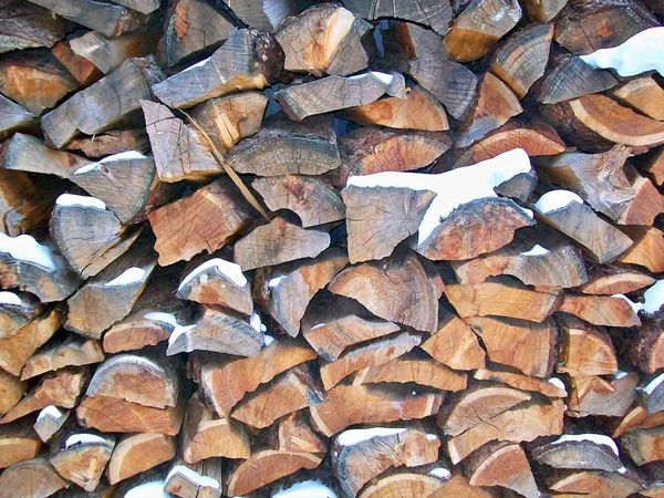 Firewood built — Stock Photo, Image