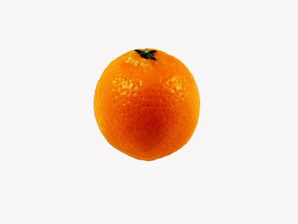 Tangerine på vit bakgrund — Stockfoto